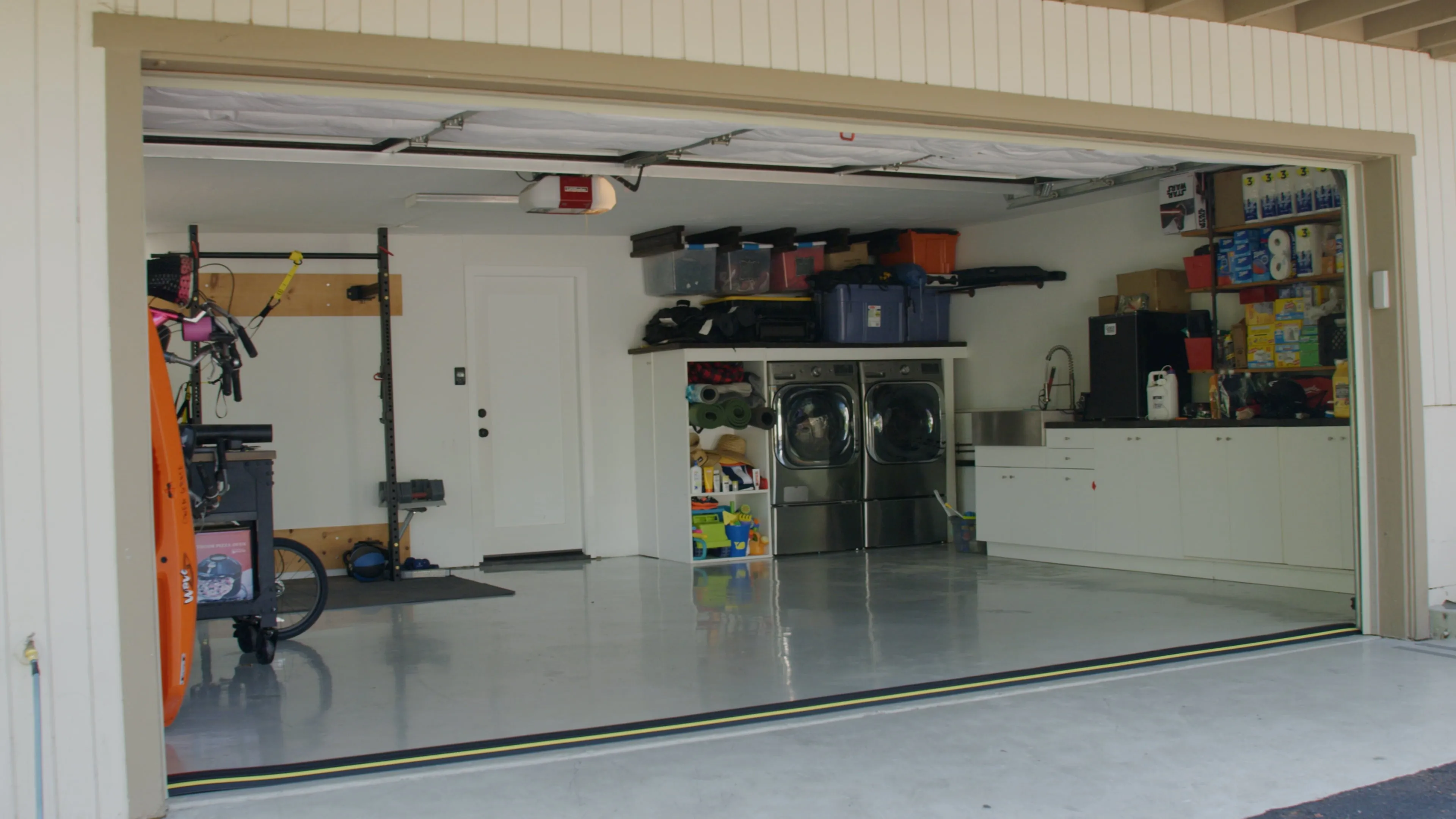 1 ?' High Garage Door Flood Barrier Threshold Kit (10'3') | Flexible PVC | Complete Kit Includes 2 Adhesives | GaraDry