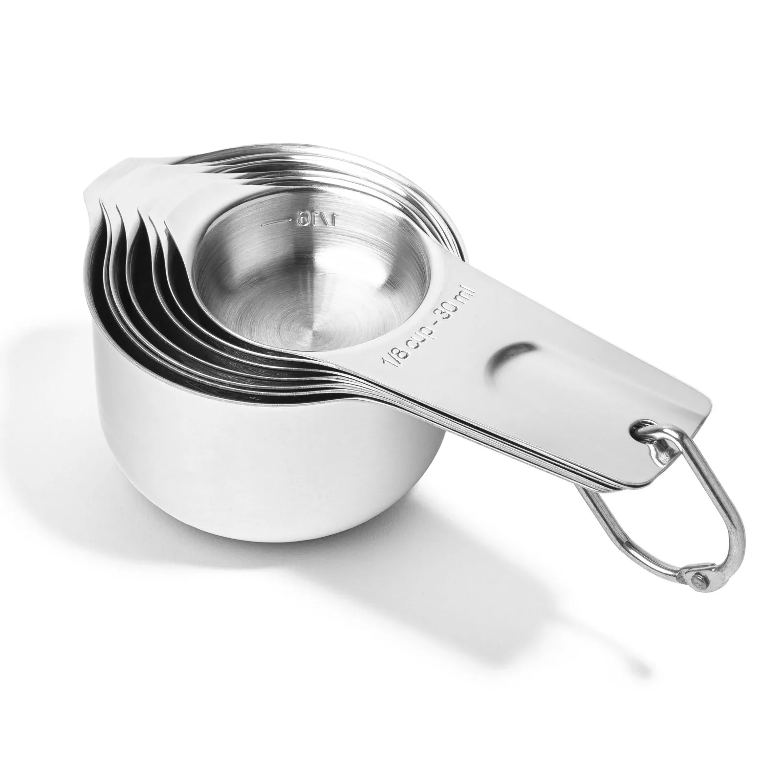 7-Pack, Stainless Steel Measuring Cup Set  by Last Confection