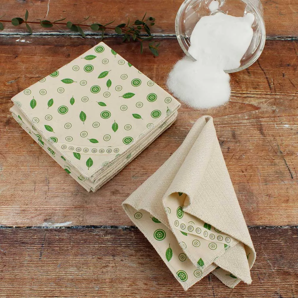 A Slice Of Green Unpaper Towels - Mint Leaf