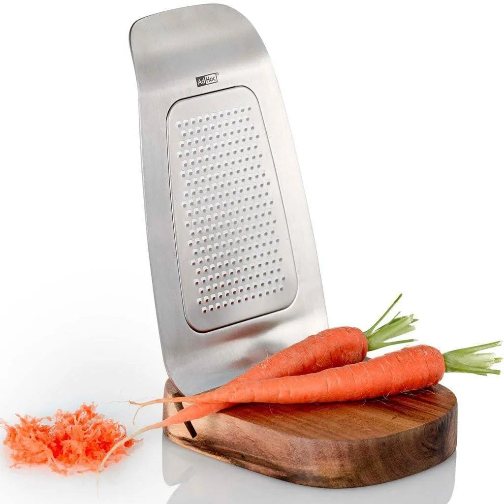 AdHoc GRANA Fine Grater & Wood Stand