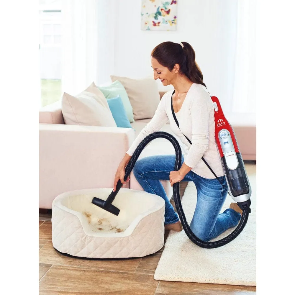 Bosch BCH7PETGB Athlet Serie 8 ProAnimal 32.4V Cordless Vacuum Cleaner, upto 75 minutes runtime Red