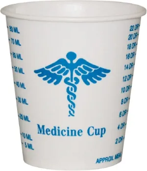 Cardinal Health Medicine Cup: 5000 Count, Graduated Medical, 3 oz