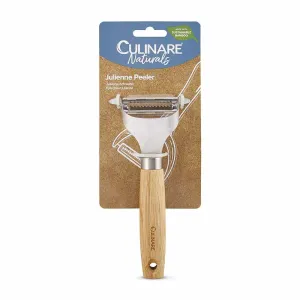 Culinare Naturals Bamboo Handle Julienne Peeler