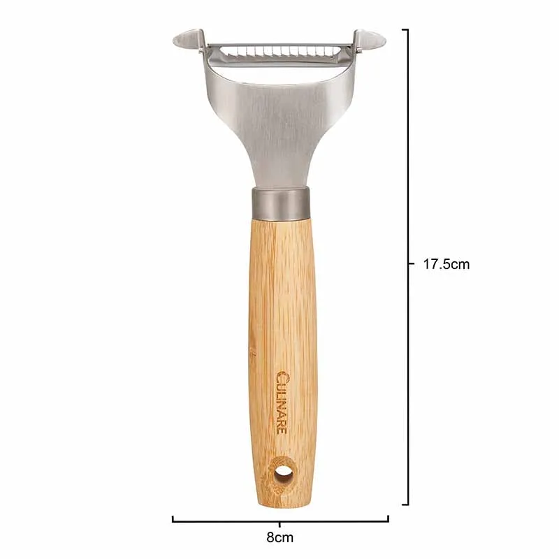 Culinare Naturals Bamboo Handle Julienne Peeler