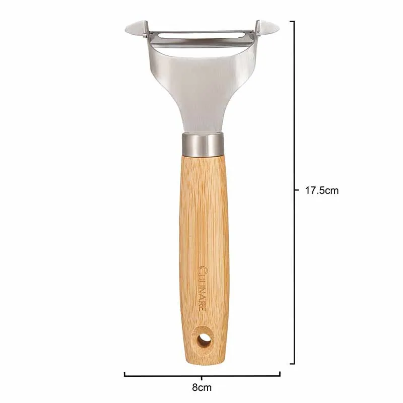 Culinare Naturals Bamboo Handle Straight Peeler