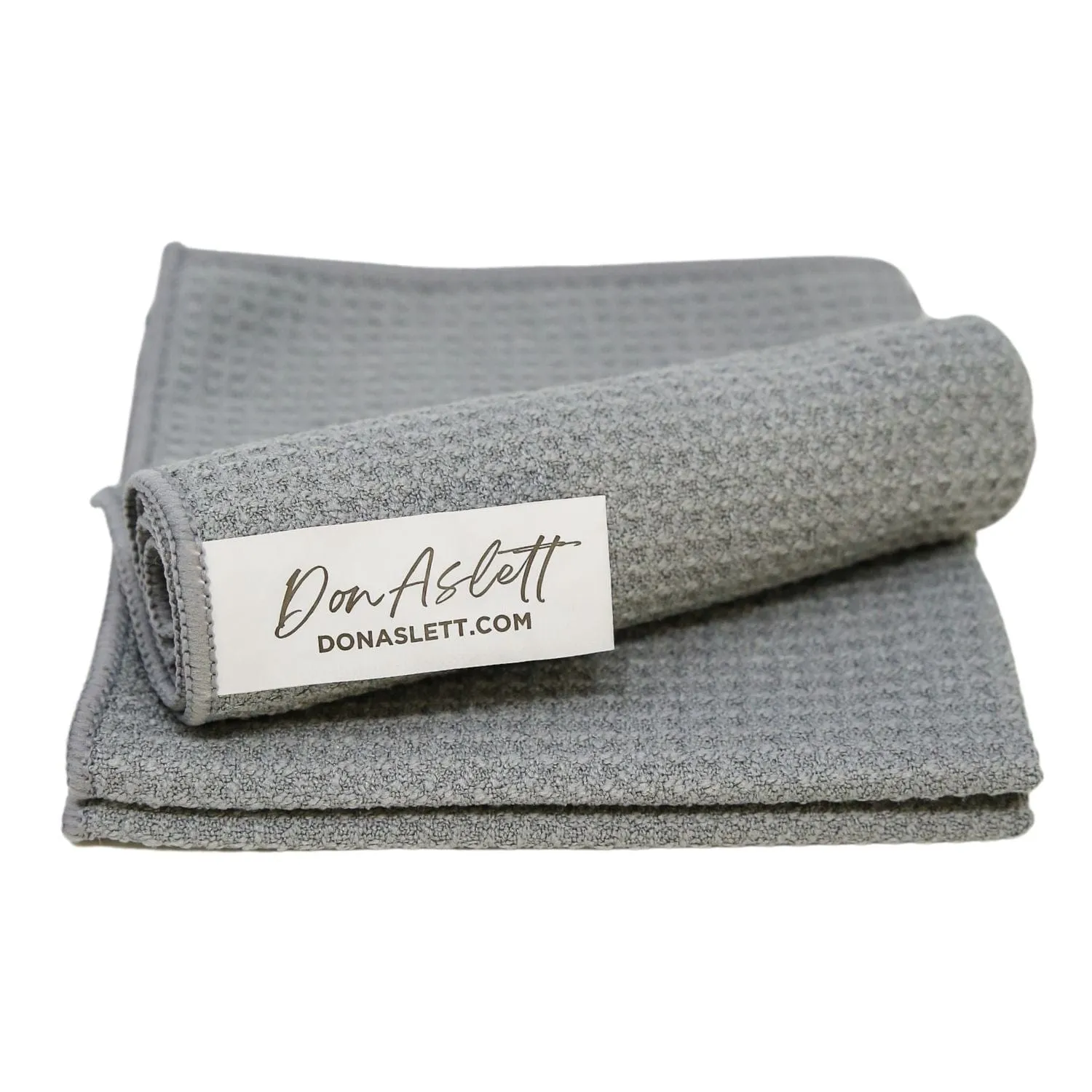 Don Aslett Waffle Weave Microfiber Cloths 12x12" - 3 pack