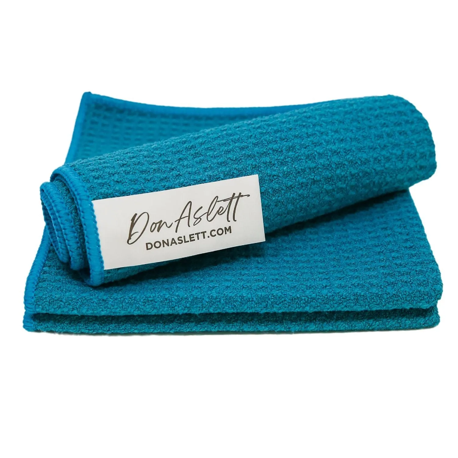 Don Aslett Waffle Weave Microfiber Cloths 12x12" - 3 pack