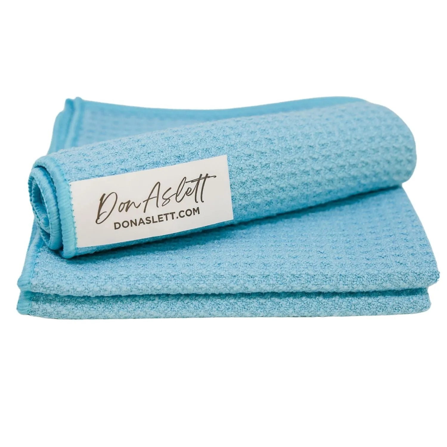 Don Aslett Waffle Weave Microfiber Cloths 12x12" - 3 pack