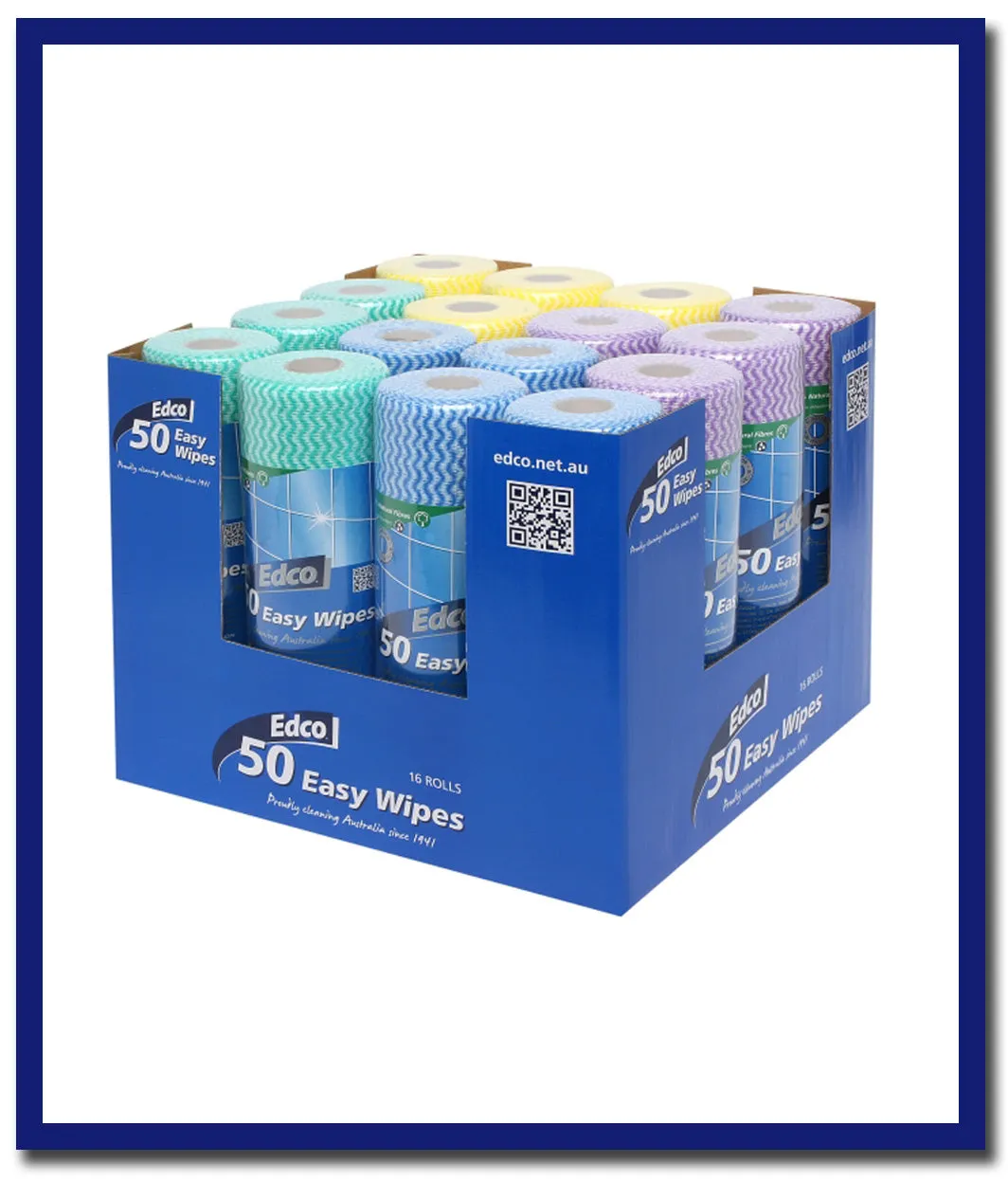 Edco Easy Wipes - 50 Sheets Per Roll