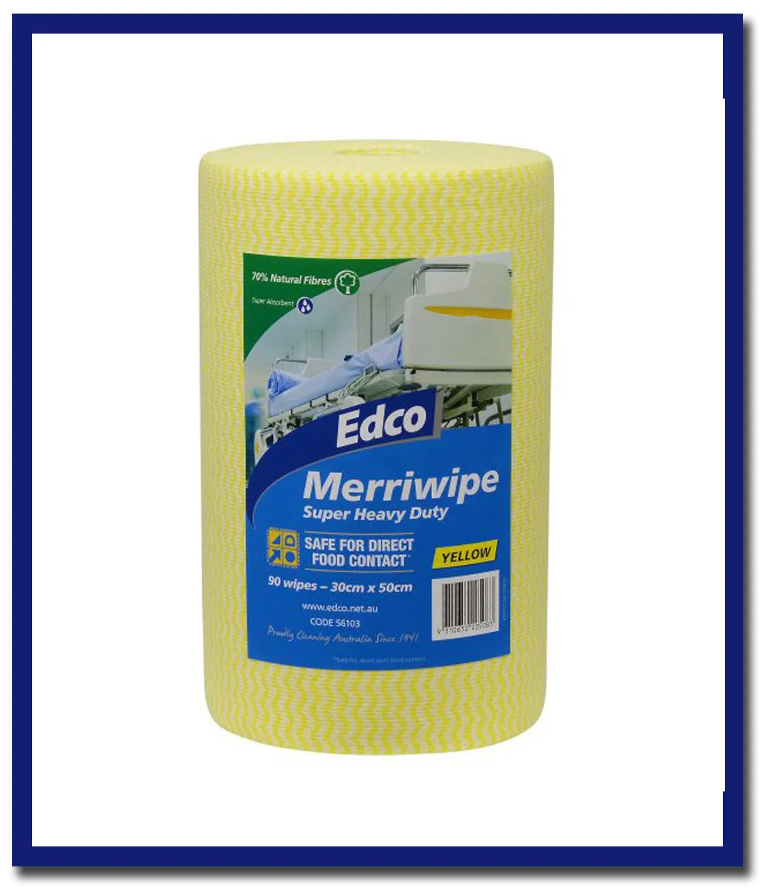 Edco Merriwipe Super Heavy Duty Wipes - 90 Sheets Per Roll