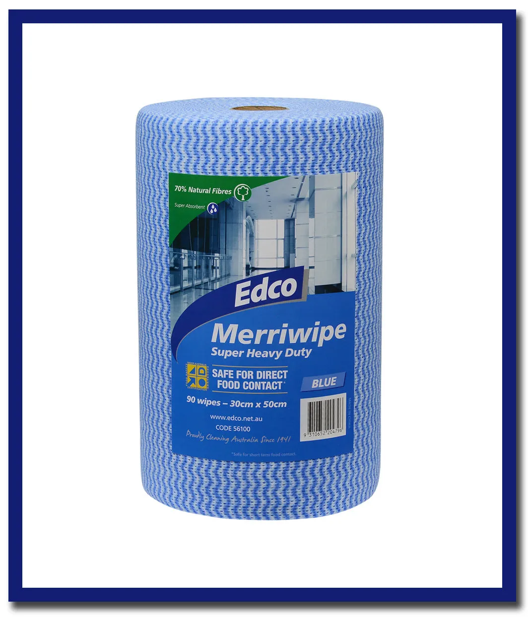 Edco Merriwipe Super Heavy Duty Wipes - 90 Sheets Per Roll