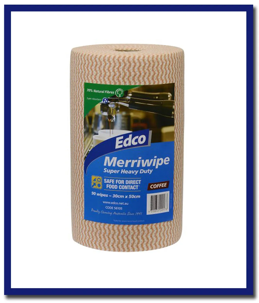 Edco Merriwipe Super Heavy Duty Wipes - 90 Sheets Per Roll