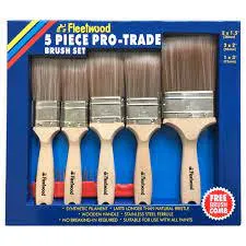 Fleetwood 5pc Pro-Trade Brush Set