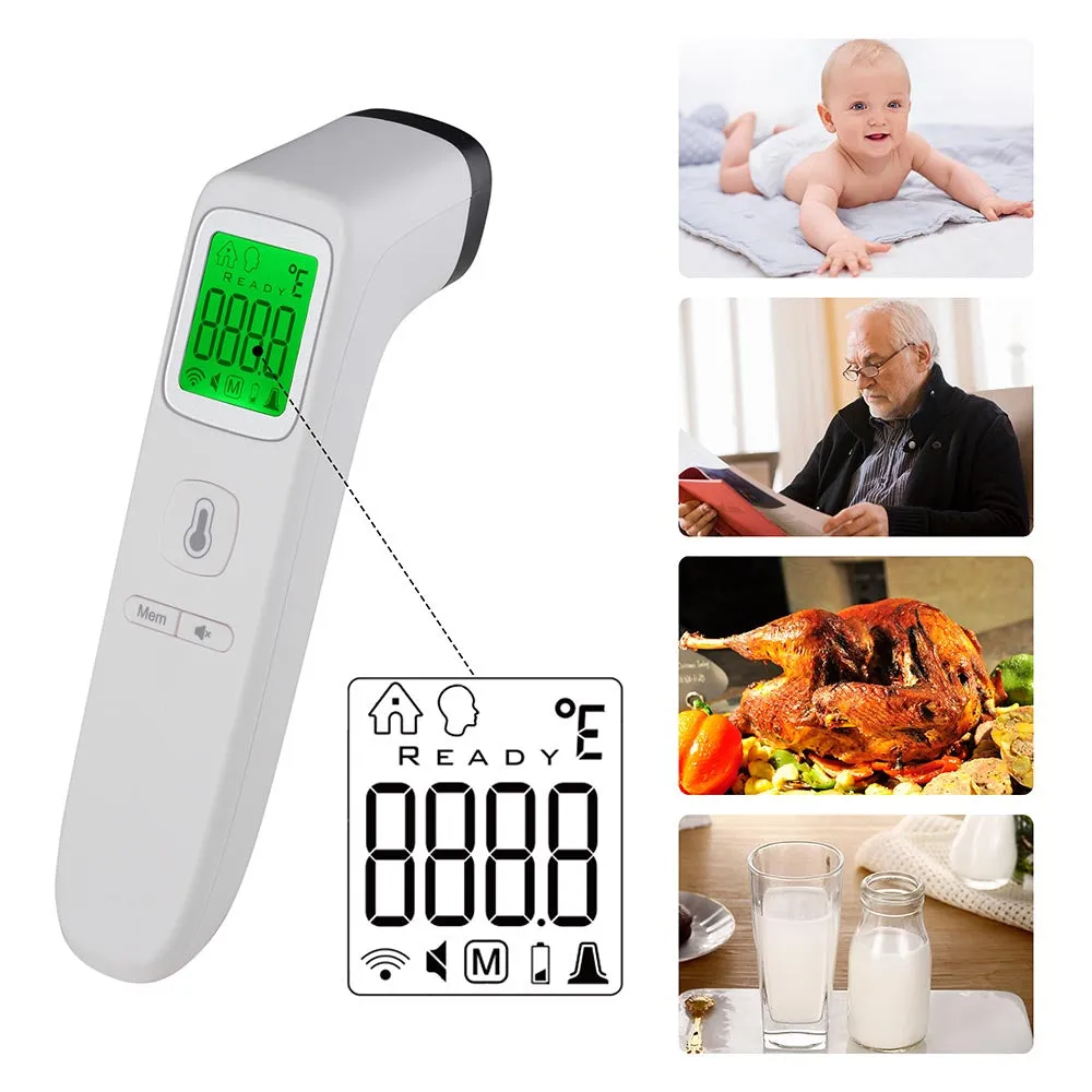 Forehead Infrared Thermometer Digital 32°F to 212°F