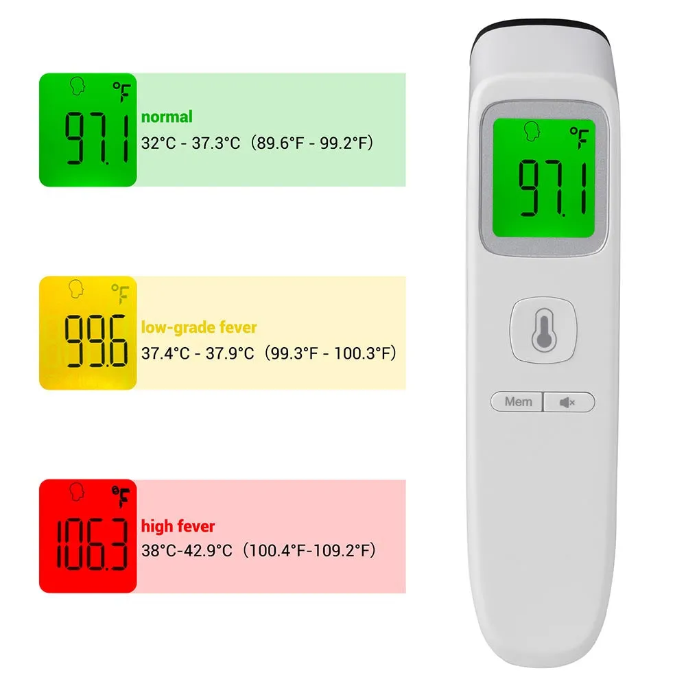 Forehead Infrared Thermometer Digital 32°F to 212°F