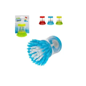 H&S Collection Cleaning Brush with Soap Dispenser (assorted colours)