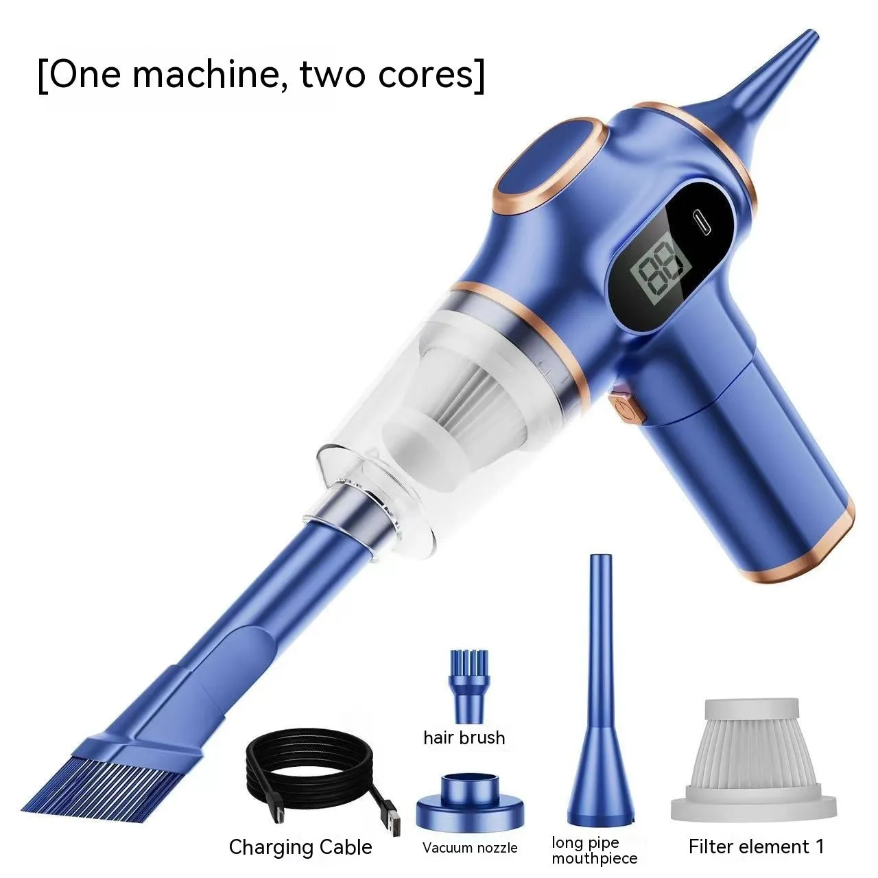 Household Small Rechargeable High-power Car Hand Vacuum Cleaner