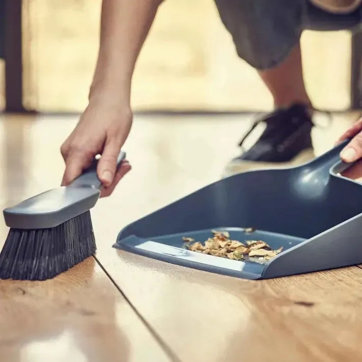 Joseph Joseph CleanStore Blue Wall-mounted Dustpan & Brush