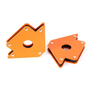 Katzco Magnetic Welding Holder - Pack of 2 - Arrow Shape for Multiple Angles - Holds Up