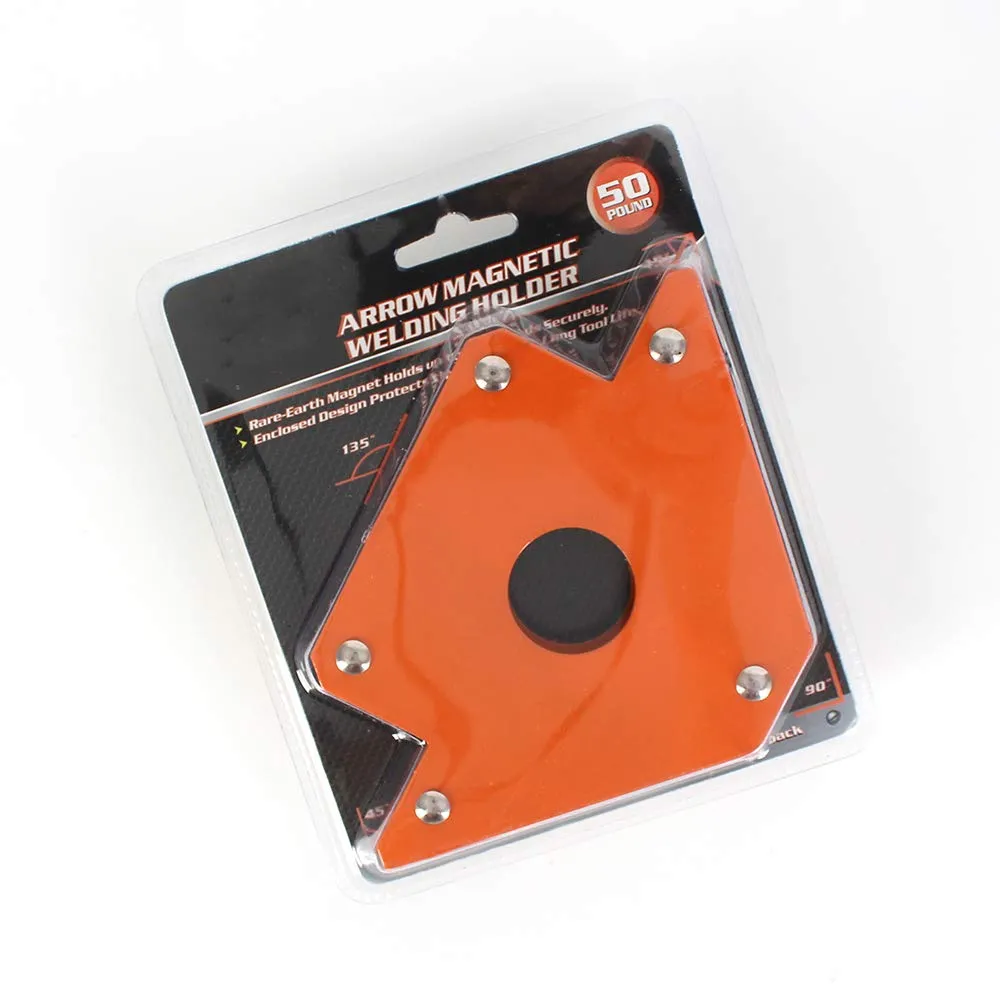 Katzco Magnetic Welding Holder - Pack of 2 - Arrow Shape for Multiple Angles - Holds Up