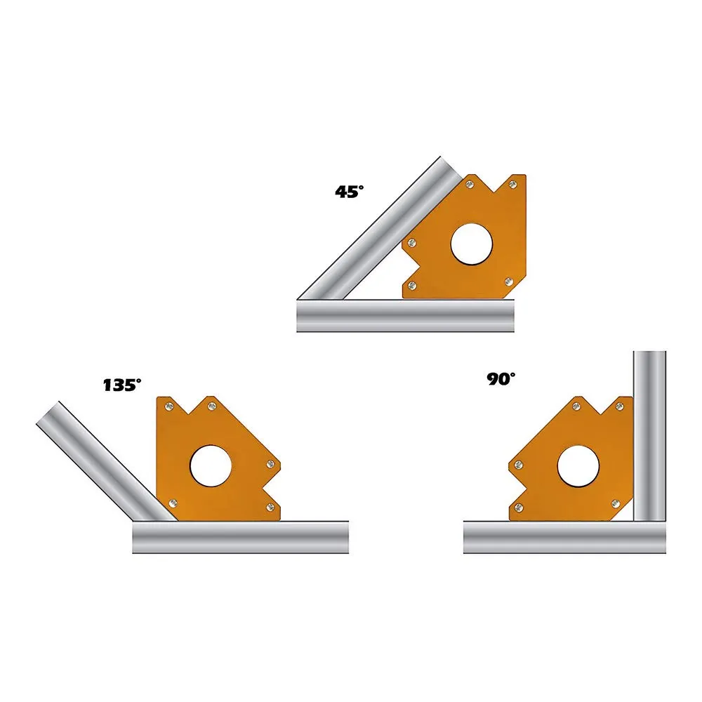 Katzco Magnetic Welding Holder - Pack of 2 - Arrow Shape for Multiple Angles - Holds Up