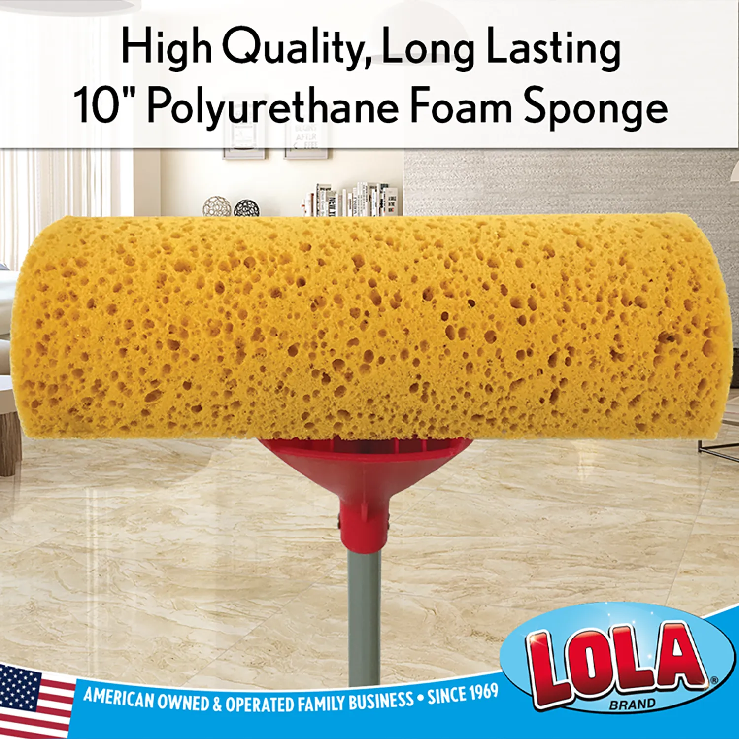 Lola Pro Amazin' Sponge & Scrubber Roller Mop Refill