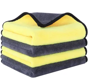 Microfiber Car Wash Towel - Plush Polyester Fibre Car Cleaning Cloth