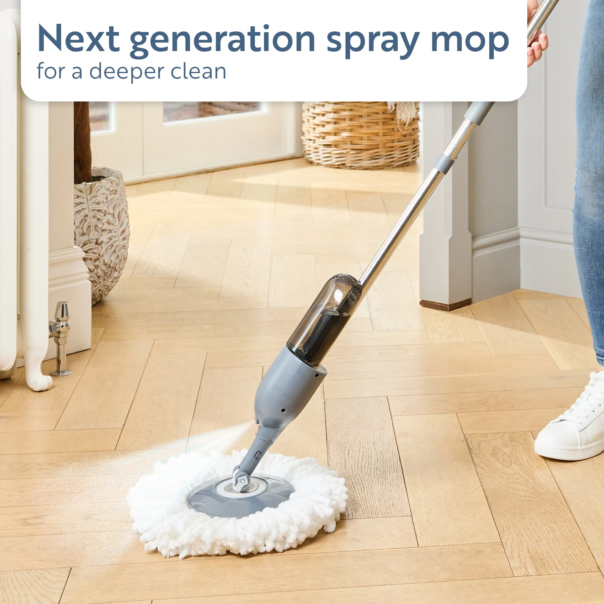 Minky Spritz 'n' Go Spray Mop with Refill