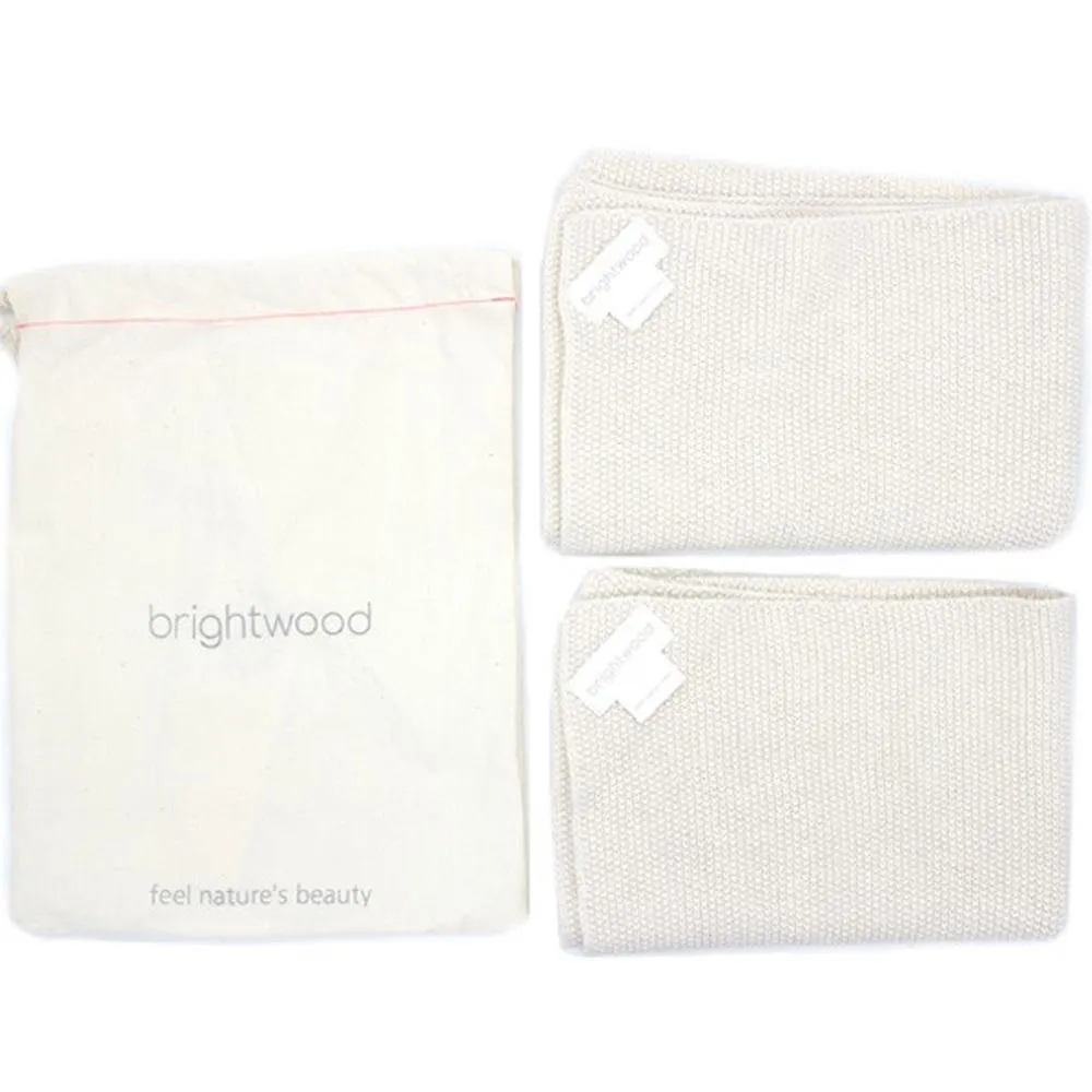 Organic Cotton Burb Cloths - 2 pack