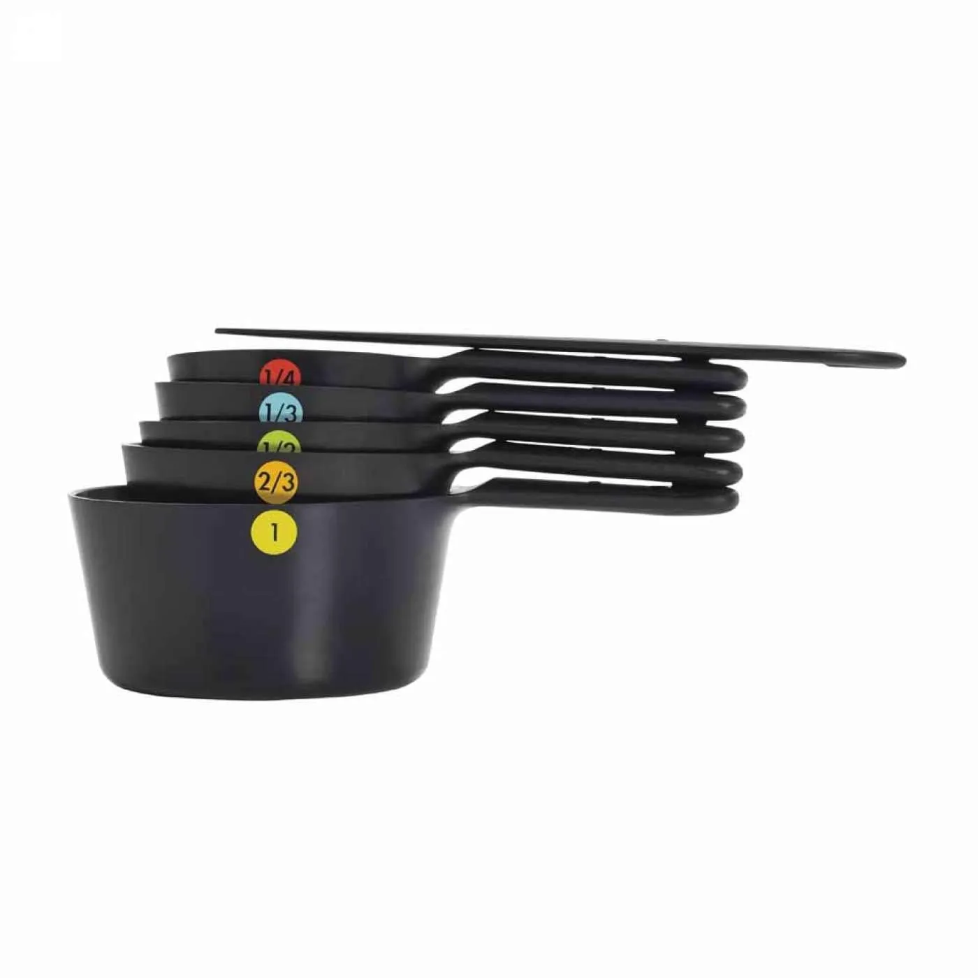 OXO 6 Pc Black Measuring Cup Set