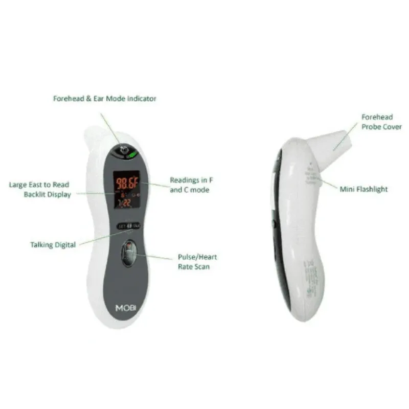 Roger Armstrong Mobi DualScan Ultra Digital Thermometer   Pulse Reader