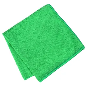 Sabco All Purpose Microfibre Cloths 40x40cm Green 50pcs