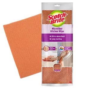 Scotch-Brite Microfiber Kitchen Wipe (Set of 1, Orange)