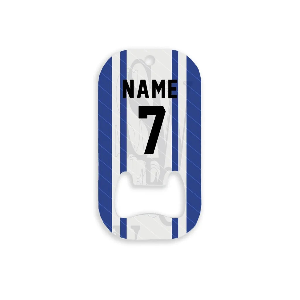 Sheffield Wednesday Personalised Kit Bottle Openers