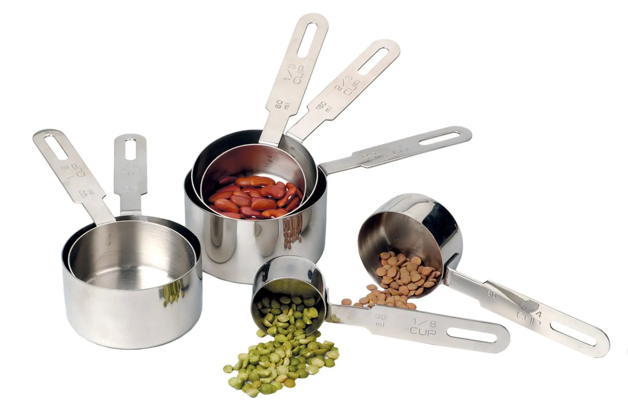 Stainless Steel Measuring Cups | Set Of 7