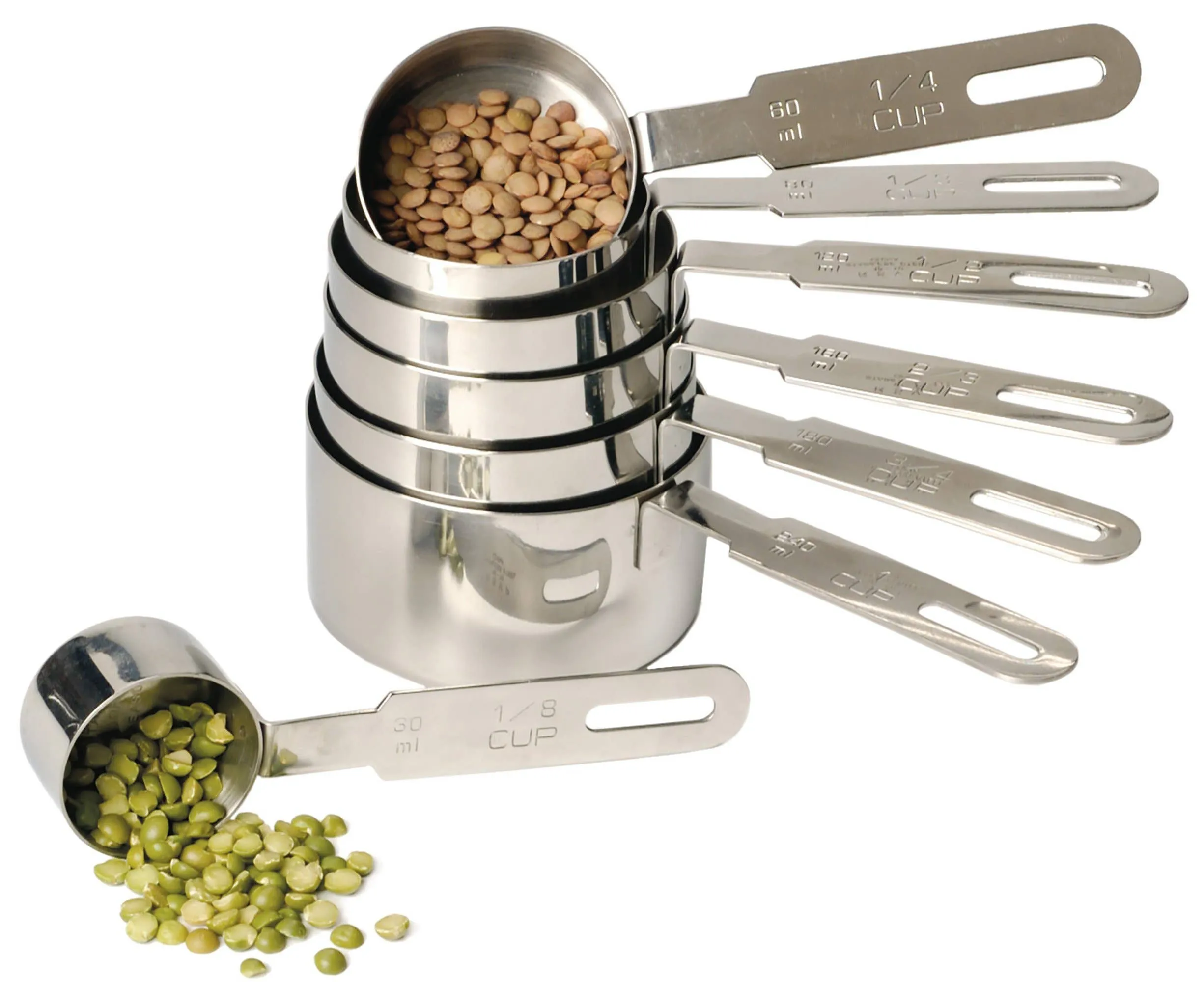 Stainless Steel Measuring Cups | Set Of 7