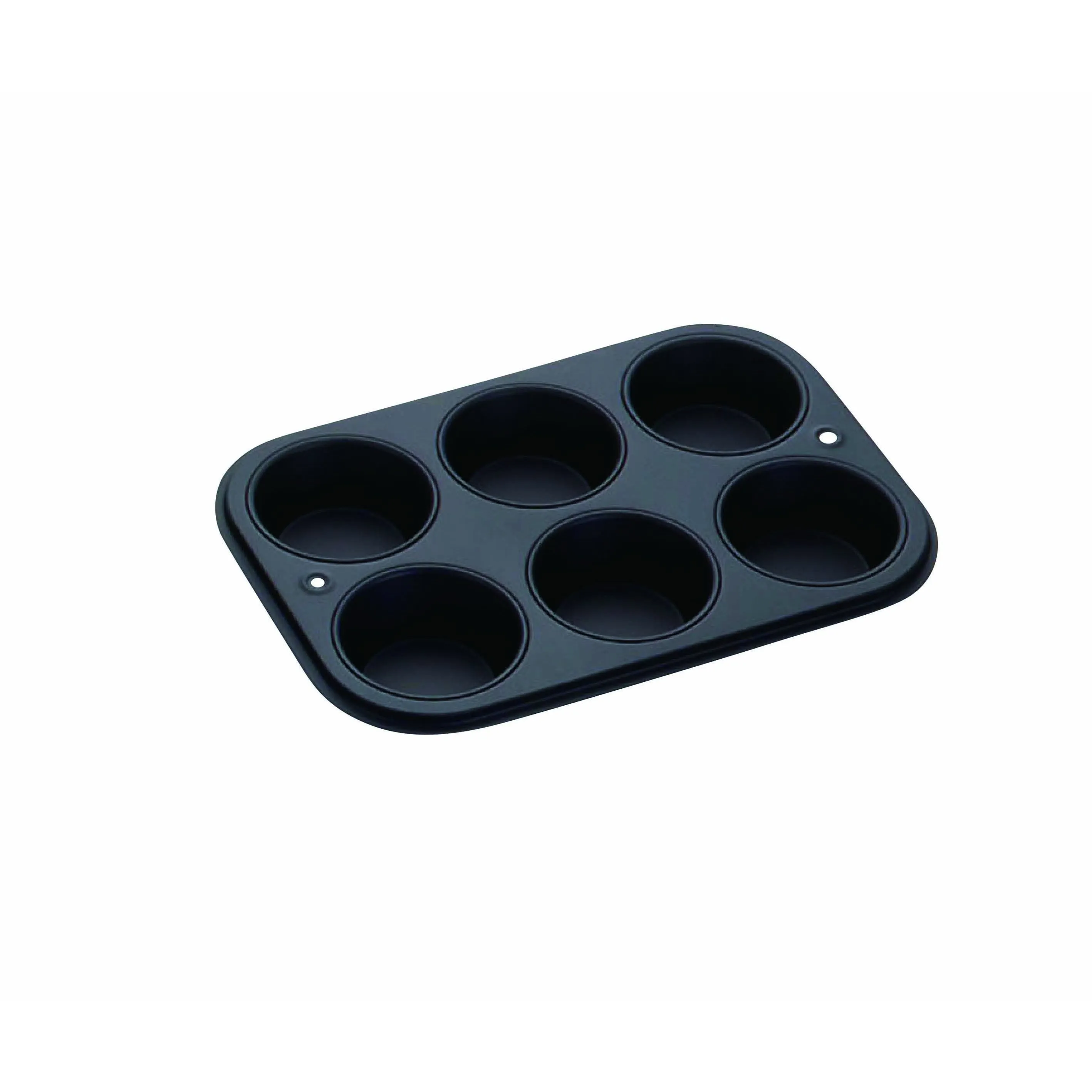 TigerCrown Black Muffin Pan 6p