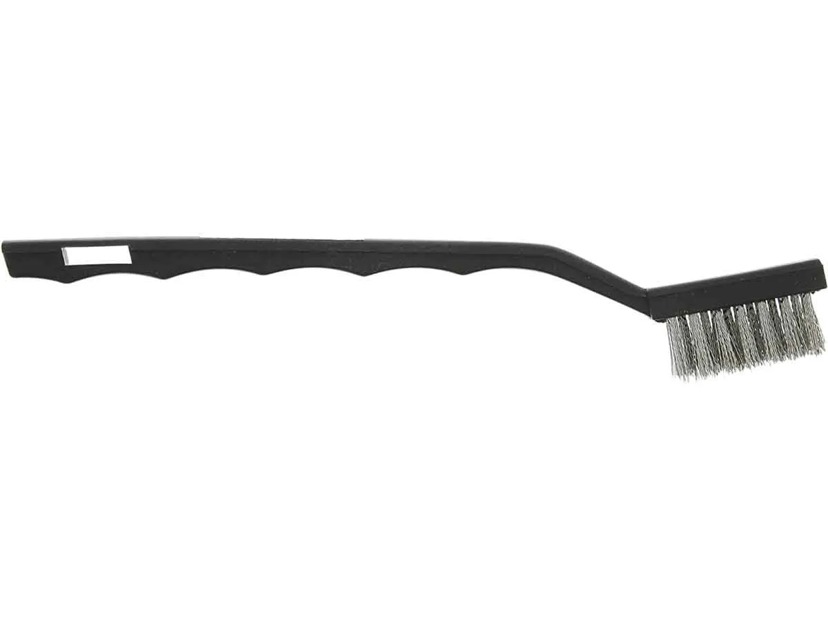 Tooth Brush - Stainless Steel - Plastic Handle