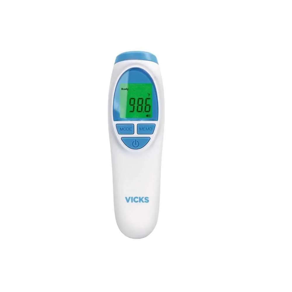 Vicks VNT200 No Touch Color Coded Forehead Thermometer