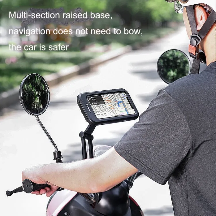 WEST BIKING Bicycle Riding Waterproof and Shockproof Phone Bracket, Style: Handlebar