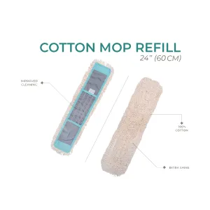 Zidello COTTON MOP REFILL - DRY 24″ INCH (60CM)