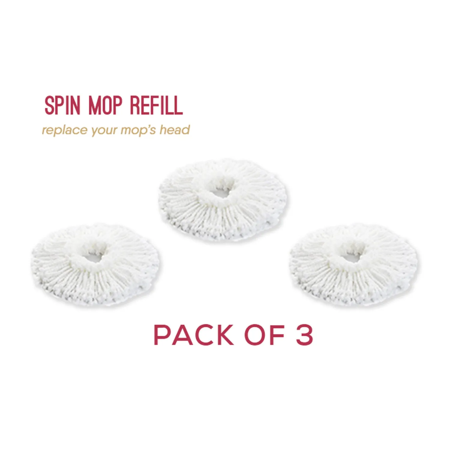 Zidello Spin Mop Refill - Extra Head (Original)